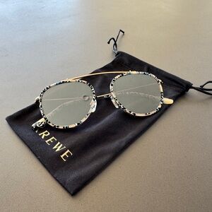 KREWE Chartres Milano 24K Mirrored Sunglasses